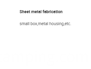 fabricación de chapa sheet metal fabrication